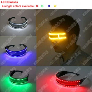 DJ Disco Club Show prop LED Party Glasses Party Lighting Glasses Cool Goggles - Picture 1 of 5