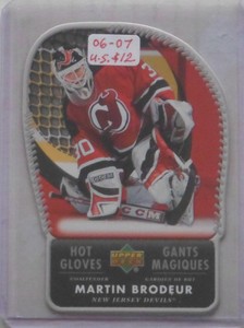 2006-07 McDonald’s Brodeur “Hot Gloves” Insert Card # HG1