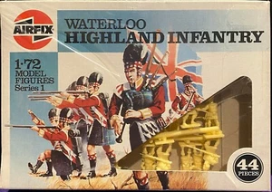 WATERLOO HIGHLAND INFANTRY, 1/72, SERIES 1, AIRFIX #01735, 1986, NEW IN SHRINK - Picture 1 of 2