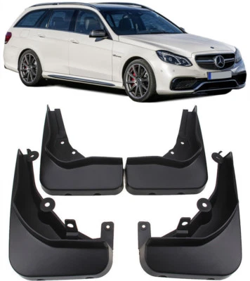 Genuine Splash Guards Mud Flaps For 2014-2016 Mercedes Benz E63 AMG T-Model S212 - Image 1 of 4