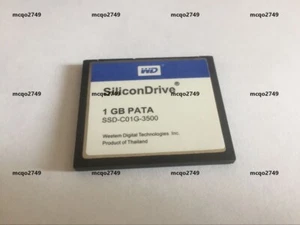 WD SiliconDrive 1 GB PATA Industrial SSD-C01G-3500 CF TARJETA - Imagen 1 de 3