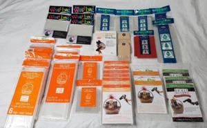 Lotto 70 sacchetti regalo cesto pasquale XS S M L Jumbo cellophane termoretraibile sacchetti etichette - Foto 1 di 16