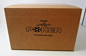 2025 Leaf Metal Poker Case Factory Sealed 10 Hobby Boxes New WSOP 60+ Auto Hits - Picture 1 of 7
