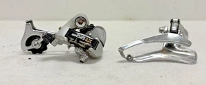 Vintage Shinano RD-M500 Exage 500 LX Rear & FD-M301 3x7 Spd Mtn Bike Derailleurs - Picture 1 of 7