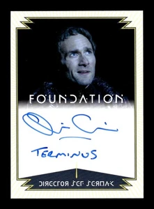 Foundation Staffel 1 & 2 Autogramm Oliver Chris als Regisseur Sermak "Terminus" - Bild 1 von 3
