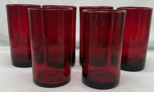 Artland Iris Samen rot Glas Longdrinkbecher, 6er Set - Bild 1 von 5