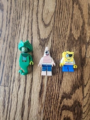 Lego 3817 Bob Esponja Pantalones Cuadrados Holandés Volador Patrick 3817 Minifiguras Retiradas Foto 1 de 4