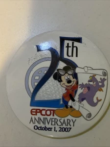 Walt Disney World Epcot 25th Anniversary Pin October 1, 2007 NOS - Picture 1 of 3