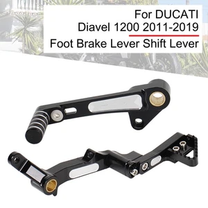 For DUCATI DIAVEL 1200 Rear Foot Brake Lever Gear Shift Lever Pedal 2011-2019 - Picture 1 of 14