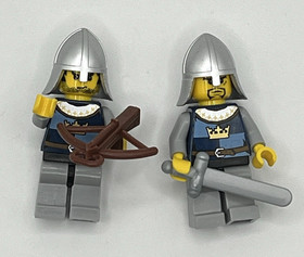 LEGO Castle Fantasy Era Crown Knight Quarters Minifigures cas366 cas367 Set 7038