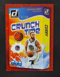 Stephen Curry 2024-25 Panini Donruss Crunch Time Red Fireworks 32/55 #5 - Imagen 1 de 2