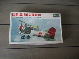 HASEGAWA CURTISS SOC-3 SEAGULL PLASTIC MODEL KIT OPEN NO DECALS 1:72 SCALE - Picture 1 of 7