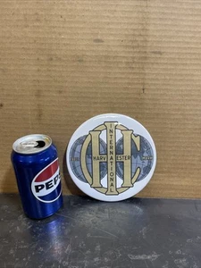IHC INTERNATIONAL HARVESTER  TIN Button Plaque picture Hit Miss  Engine NEW - Picture 1 of 4
