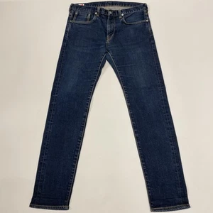 Jeans Edwin para hombre W33 L32 azul índigo ribete japonés denim ajustado ED32M Japón - Imagen 1 de 12