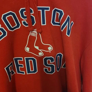 Boston Red Sox Fanatics Hoodie Men’s XL Red Pullover Sweatshirt Flawed - Picture 1 of 1