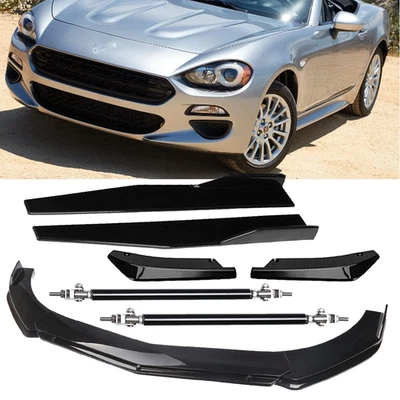 Front Bumper Lip Spoiler Splitter Side Skirt Rear Lip For Fiat 124 Spider 17-20 - Image 1 of 4