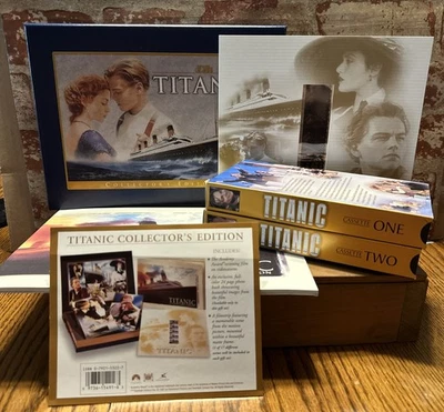 James Cameron's Titanic Collector's Edition VHS Box Set - Great condition - Image 1 of 4