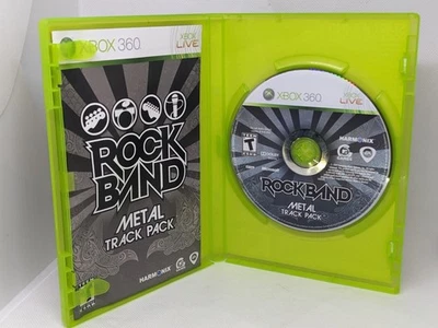 Rock Band: Metal Track Pack (Microsoft Xbox 360, 2009) Complete w/Manual Tested - Image 1 of 3