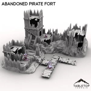 Abandoned Pirate Fort - Fantasy DND Dungeons and Dragons - Picture 1 of 10