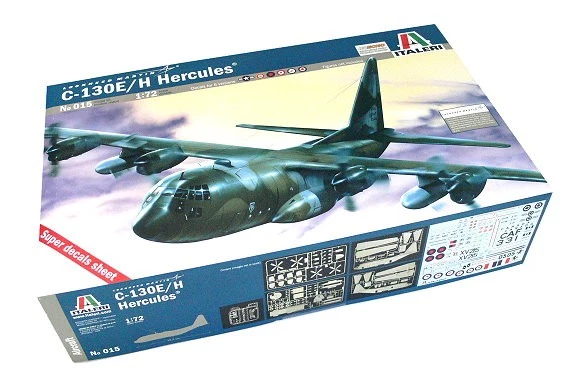 ITALERI 015 Aircraft Model 1/72 Lockheed Martin C-130E / H Hercules Hobby T0015 - Image 1 of 1