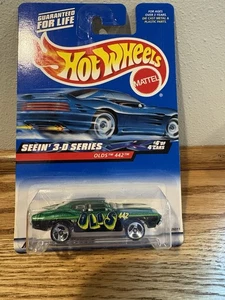 2000 HOT WHEELS ''SEEIN 3-D series'' #012 = OLD 442 = GREEN ,0910 - Bild 1 von 2