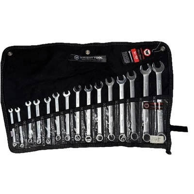 Herramienta Wright 15 piezas 12 Pt. Juego de llaves combinadas métricas de 7 mm a 22 mm Foto 1 de 4