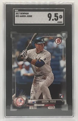 2017 Bowman Aaron Judge #32 RC New York Yankees SGC 9.5 - Image 1 of 2