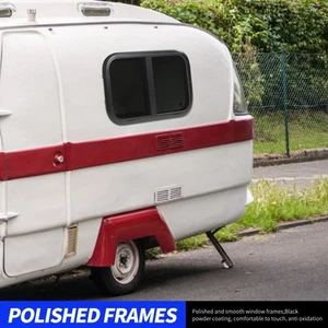 Abgerundetes Eckfenster Für Wohnmobile Schwarzes Gehärtetes Glas Geeignet - Bild 1 von 24