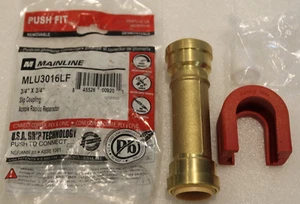 Mainline MLU3016LF - 3/4" x 3/4" Rutschkupplung für Kupfer, PEX (Haifbite Style) - Bild 1 von 4