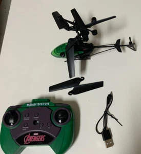 ๐งท WORLD TECH TOYS MARVEL AVENGERS HULK MINI HELICOPTER ๐ As Shown - Picture 1 of 3