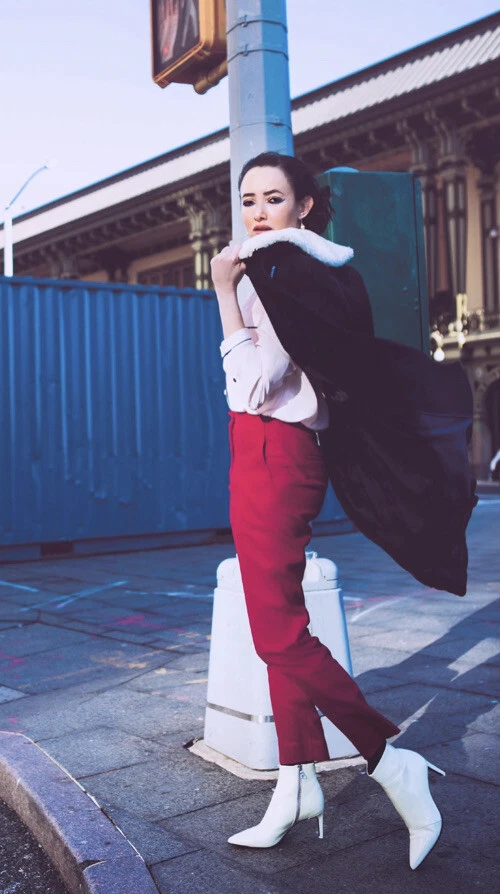 RAG AND BONE Poppy Rust Wool Pant Size 00. Fall 🍂/ Winter ❄️. Great Condition❗️ - Image 1 of 4