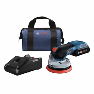 Bosch GEX18V5B15RT 18V 5 in. Random Orbit Sander KT (4 Ah) Certified Refurbished - Picture 1 of 14