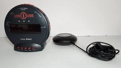 Sonic Bomb Sonic Alert Extra-Loud Dual Alarm Clock with Super Shaker SBB500SS - Image 1 of 4