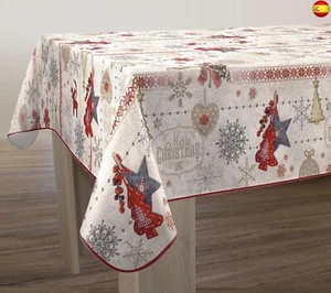 Le linge de Jules Mantel Antimanchas Feliz Navidad - Rectángulo 150 x 200 cm - Imagen 1 de 3