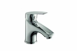 Einhebelmischer Waschbecken Waschtischarmatur Wasserhahn Bad mit Ablaufgarnitur - Bild 1 von 3