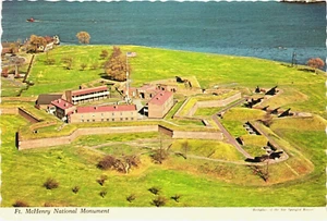 Postcard: Fort McHenry National Monument --- Baltimore - Maryland - USA - Picture 1 of 2