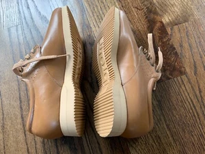 Nuevo De Colección Cuero Vibram Zapatillas Marrón Zapatos de Vestir FootSoPort Unisex Hombre Talla 7B - Imagen 1 de 8