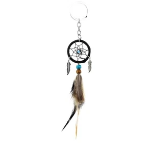 Mini Dream Catcher Car Pendant Wind Chimes Feather Handmade DREAMCATCHER Gifts - Picture 1 of 7
