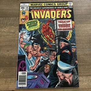The Invaders #24 1st Team-up of Golden Age Human Torch, Sub-Mariner Marvel  - Bild 1 von 3