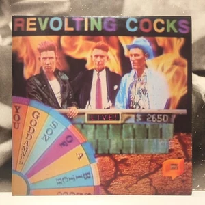 REVOLTING COCKS - LIVE! Du Verdammt Sohn Einer Hündin 2 LP EX+ 1988 UK WAXUK 037 - Bild 1 von 2