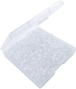 1000Pcs Silicone Earring Backs, Soft Clear Ear Safety Back Clutch Stopper - Picture 1 of 7