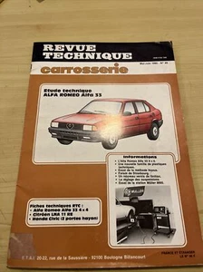 REVUE TECHNIQUE CARROSSERIE ALFA ROMEO ALFA 33 4X4 1.3 1.5 85 Ch 1.5 95 Ch - Imagen 1 de 9