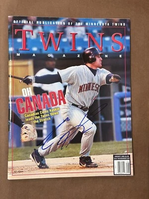 COREY KOSKIE Minnesota Twins Signed Auto Autograph AUG/SE 2003 Official Magazine - Image 1 of 4