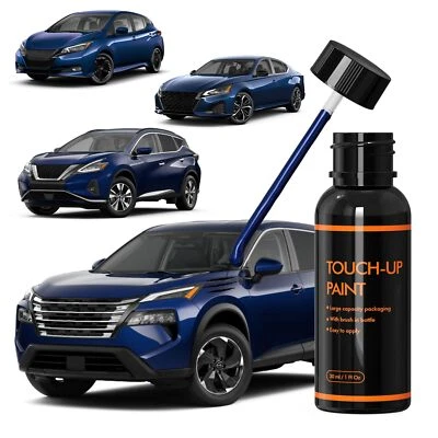 XTryfun RAY Deep Blue Pearl Touch Up Paint for Nissan DIY Car Paint Scratch R...