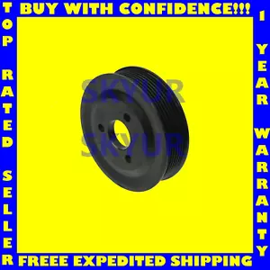 BMW 128 323 325 328 330 525 528 530 X3 Aluminum Power Steering Pump Pulley URO - Picture 1 of 3