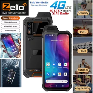 Smartphone 6,3 pollici 4G Android robusto Zello NFC walkie talkie radio PoC mobile - Foto 1 di 12