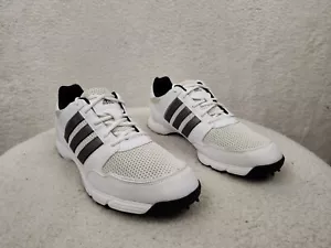 Adidas Men Tech Response Sneakers 12 White Fabric Lace Up Athletic Fit Shoes - Picture 1 of 18