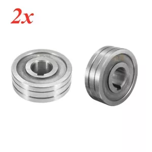 2x MIG Welder Wire Feed Drive Steel Roller Roll 0.6-0.8 Groove .030"-.035" - Picture 1 of 7