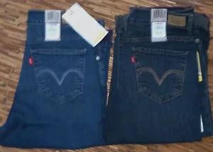 LEVI'S 512 MANCA PERFETTAMENTE DIMAGRANTE LAVAGGIO FADE STRECH DENIM CAPRI JEANS LISTINO 40€ - Foto 1 di 11