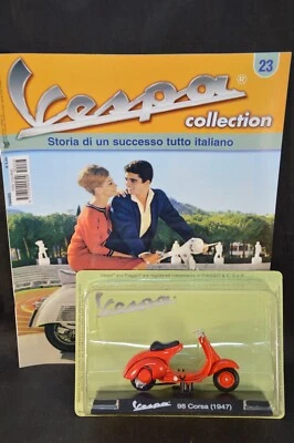 VESPA 98 CORSA (1947) SCALA 1/18 VESPA COLLECTION N° 23 FABBRI EDITORI - Immagine 1 di 2